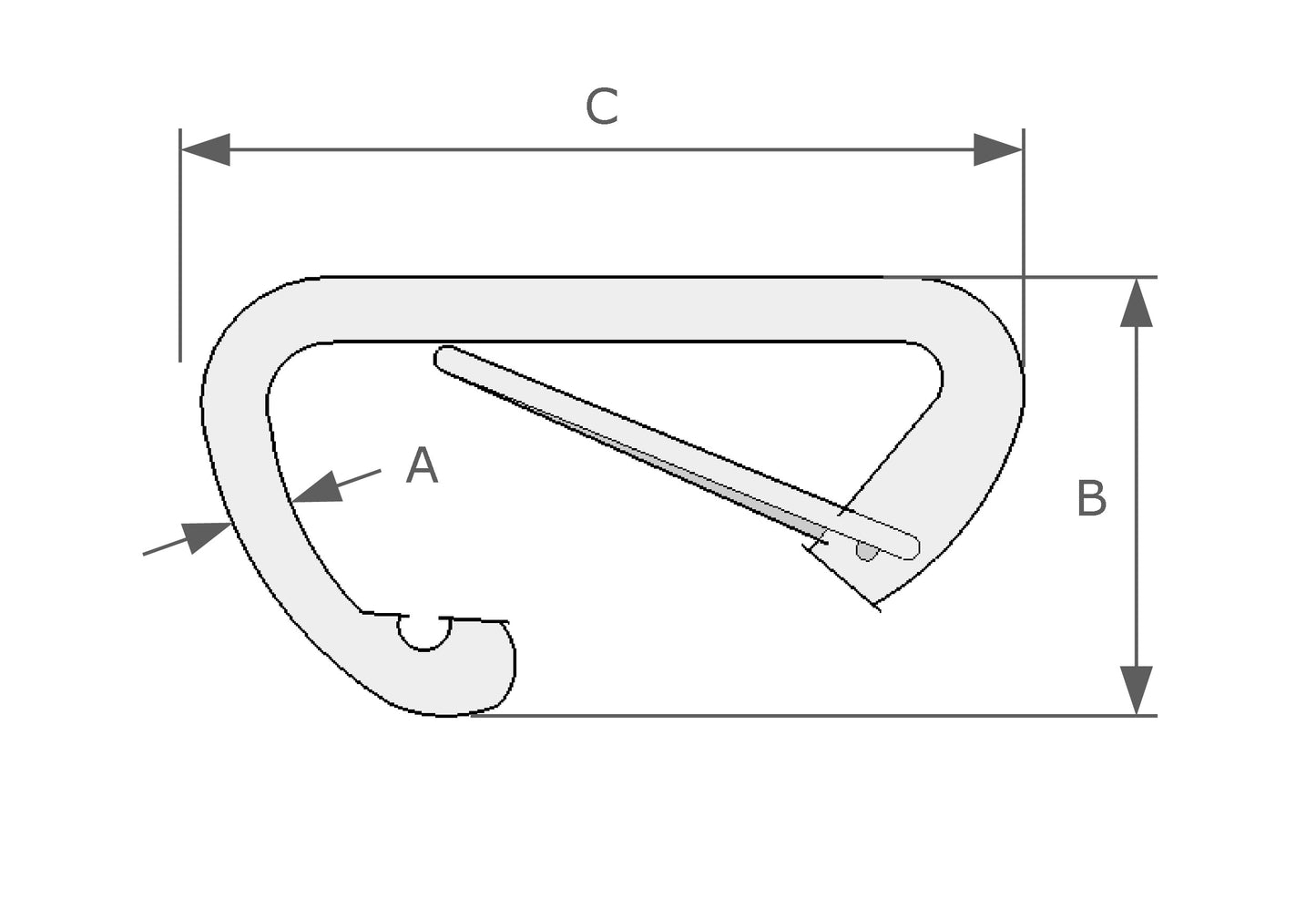 Spring Hook (Wire Gate)