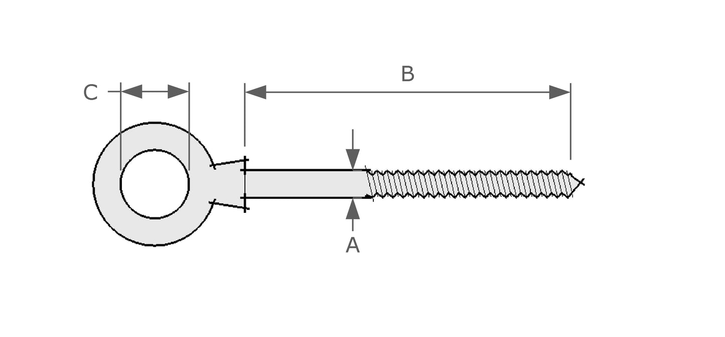 Eye Screw (With Collar)