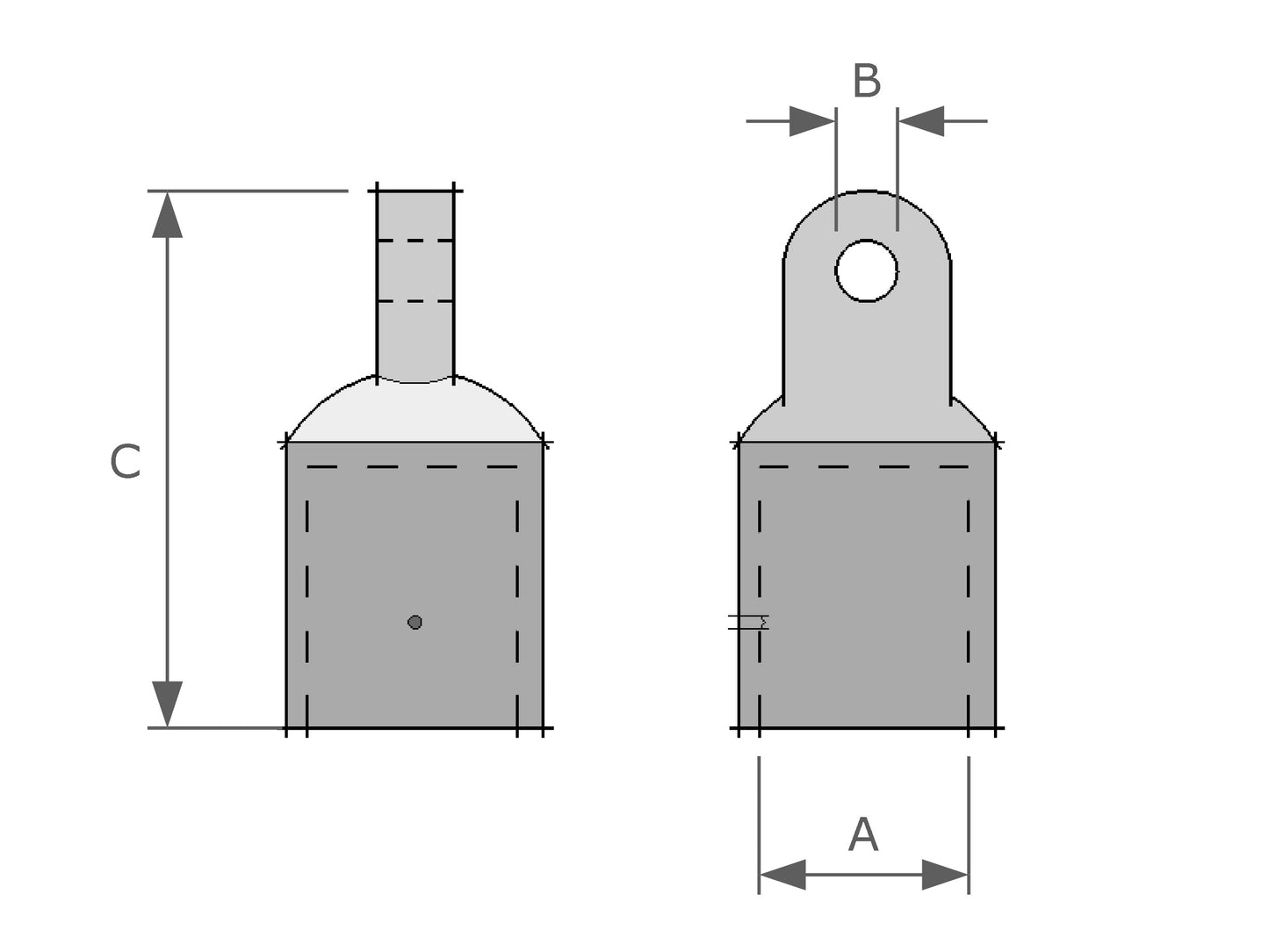 Rail Fitting (Top Cap)