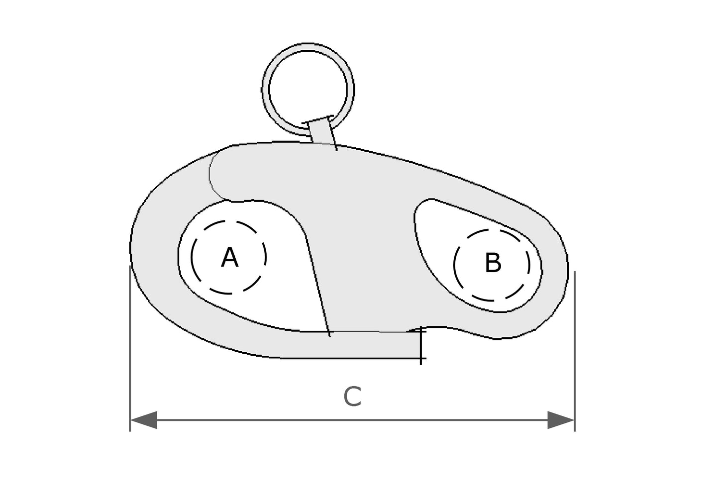 Snap Shackle Fixed Eye