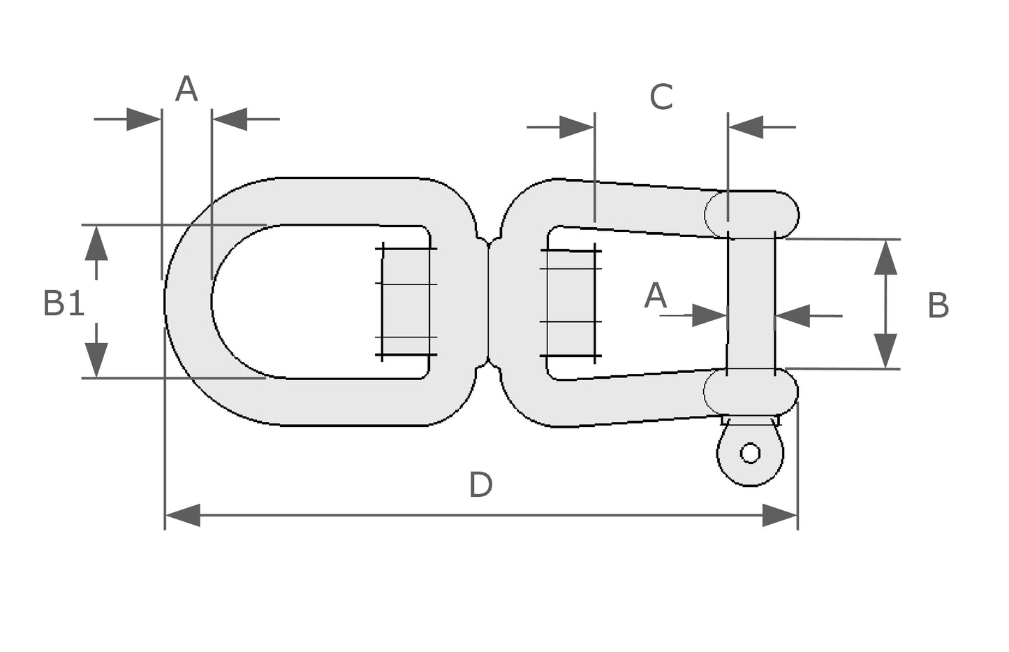 Swivel Jaw-eye