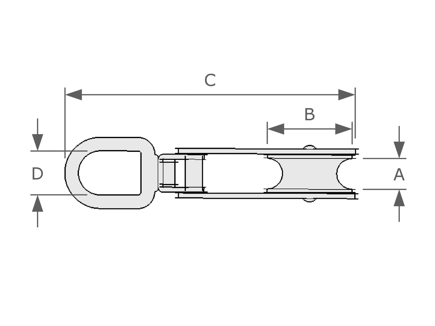 Mame Swivel Block (Stainless Steel Sheave)