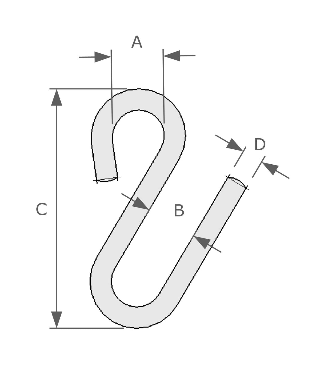 Hook Spring Design Stainless Steel Hooks - Kesteloo