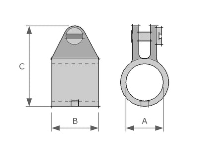 Rail Fitting (Top Slide Cap)