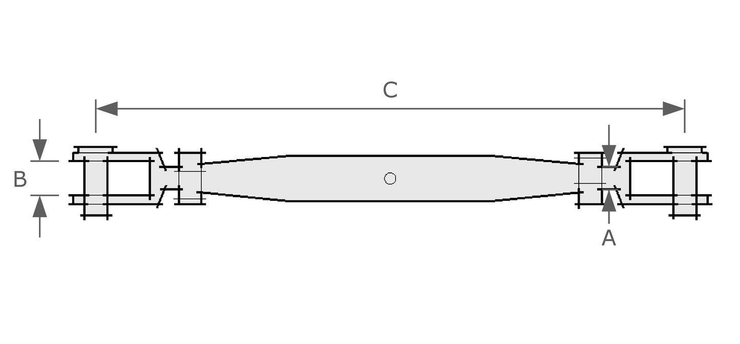 Pipe Turnbuckle Jaw - Jaw